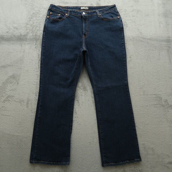 Levi's 515 Jeans Women's Size 20M Blue High-Rise Bootcut Denim Pants  31" Inseam - Picture 1 of 16
